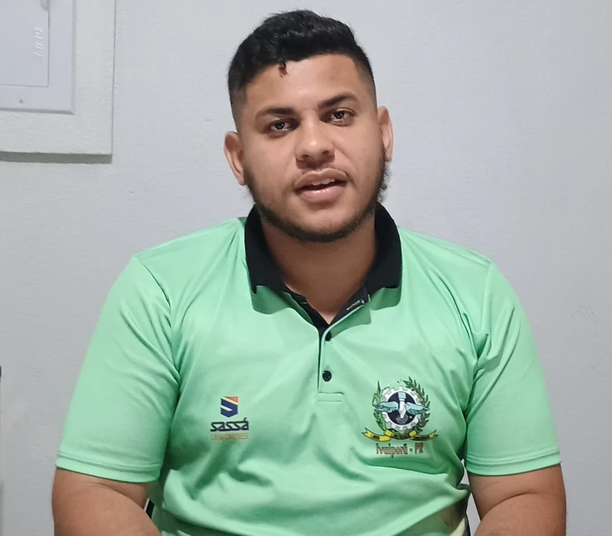 O secretário de esportes, Yan Santos