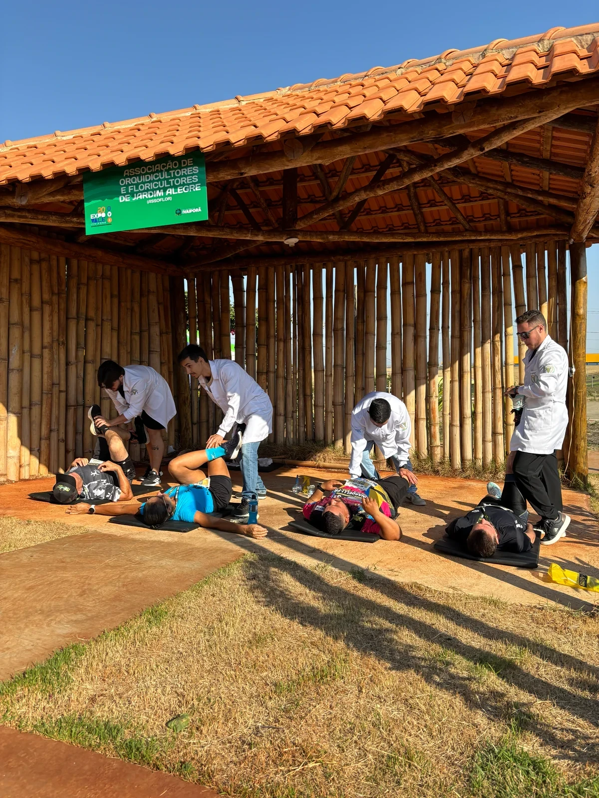 Acadêmicos de Fisioterapia auxiliam na Corrida da 6ª CIPM