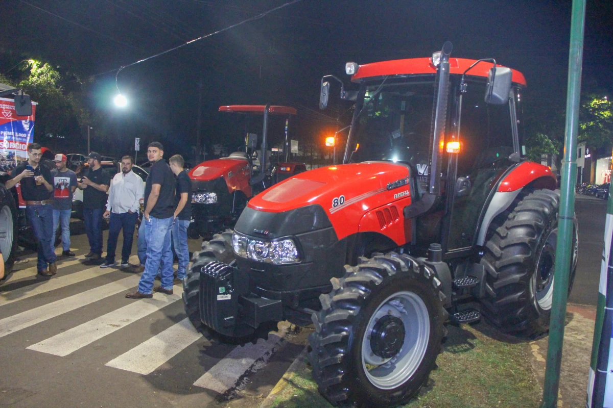 Maquinários são expostos durante a TecnoAgro
